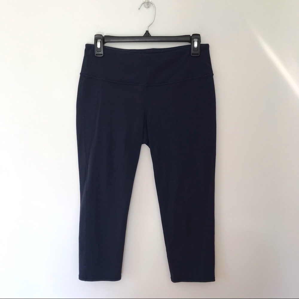 Athleta navy capri leggings medium